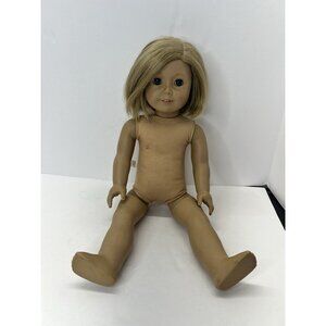 American Girl Kit Kittridge Blonde Doll 18 inch Bob Haircut Freckles Nude 2008